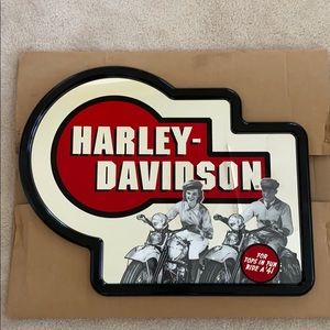 Harley Davidson Bar Picture/Mirror